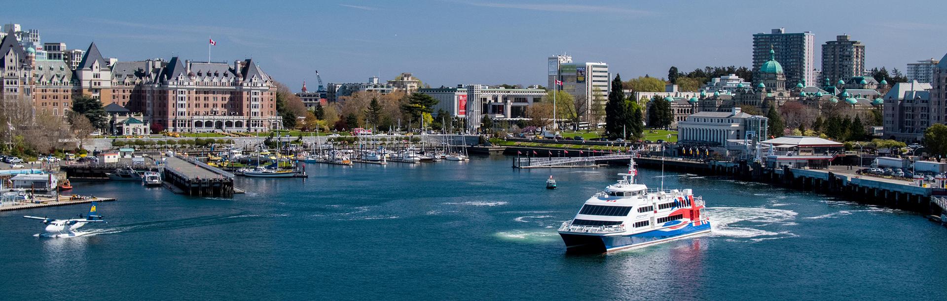 The FRS Clipper in Victoria's Inner Harbour